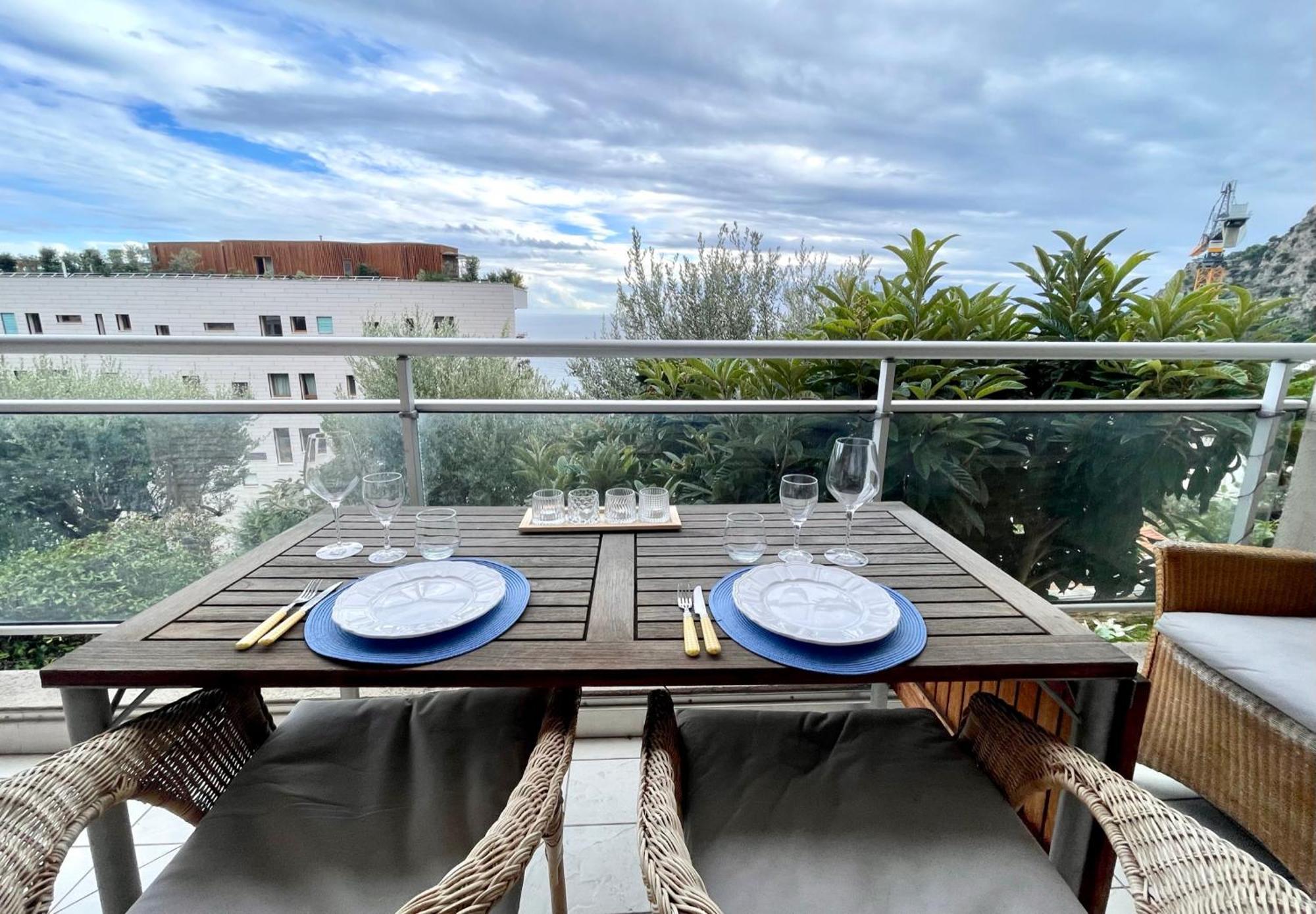 Saint-Antoine  Les Jardins De Monaco Vue Mer Et Piscine 아파트 외부 사진